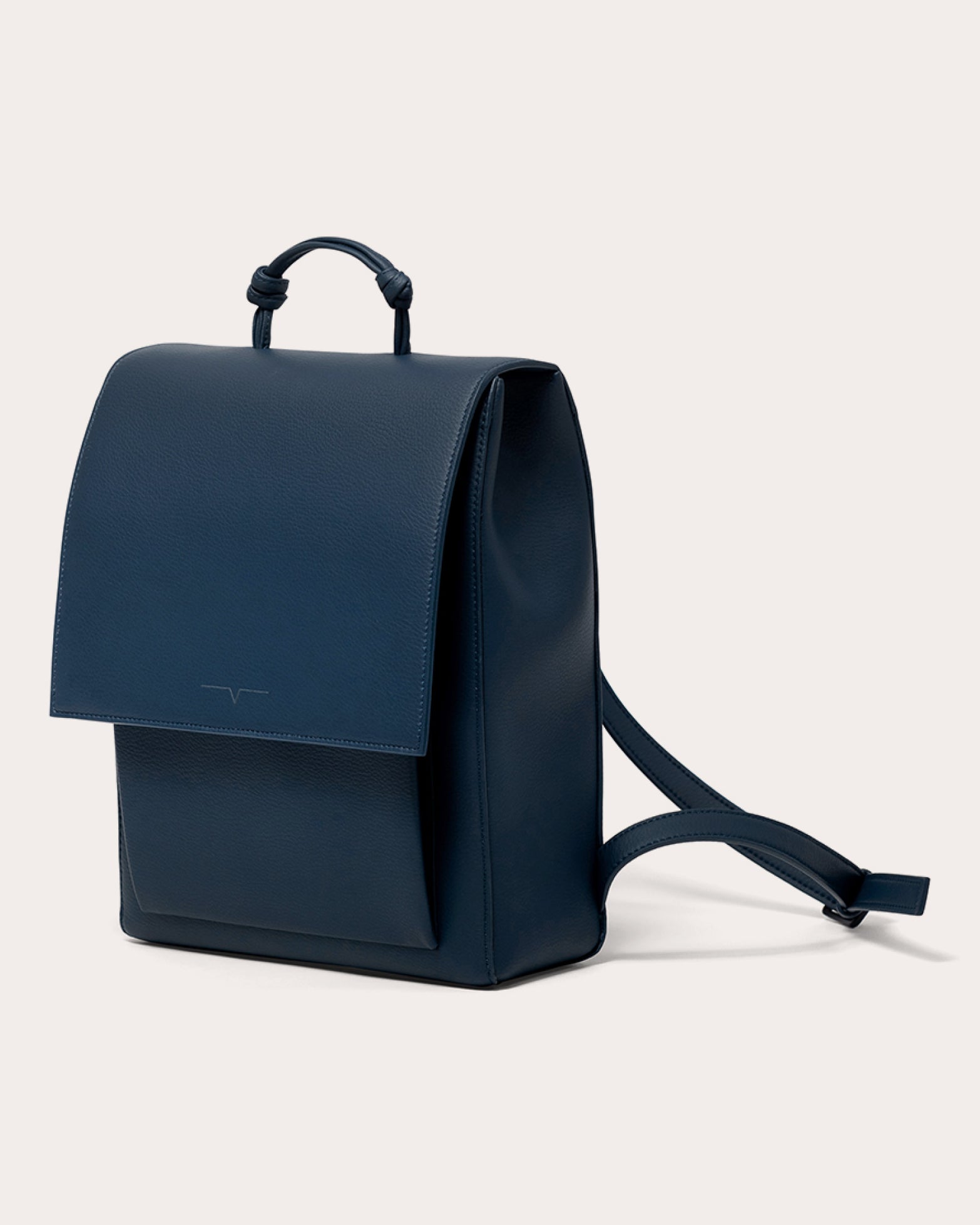 Von Holzhausen The Classic Backpack - Denim and Black - Blue