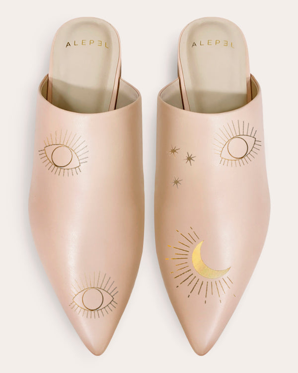 Nicholas Kirkwood Pink Casati D'Orsay Ballerina Flats – BlackSkinny