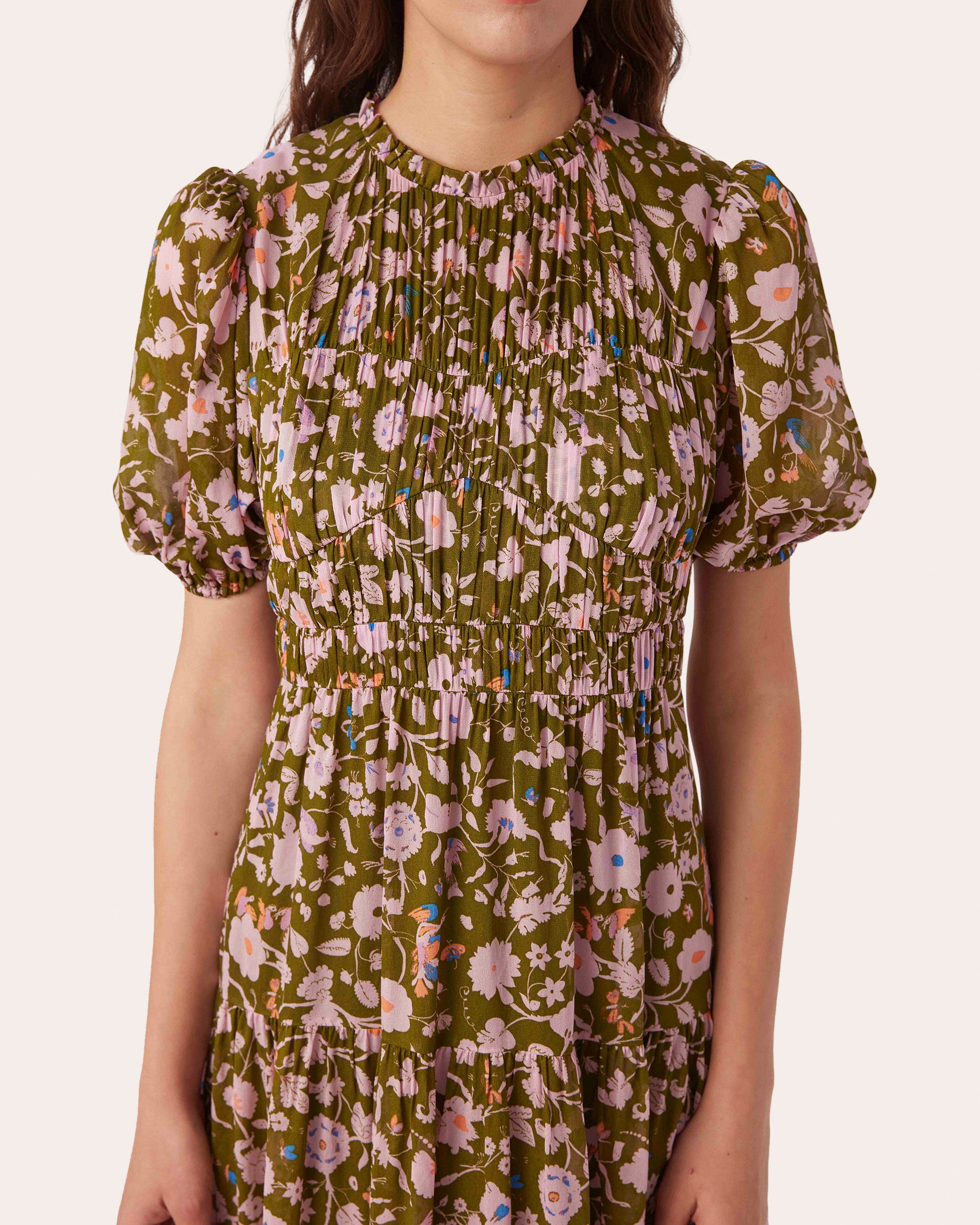 Diane von Furstenberg Blossom Midi Dress | Olivela