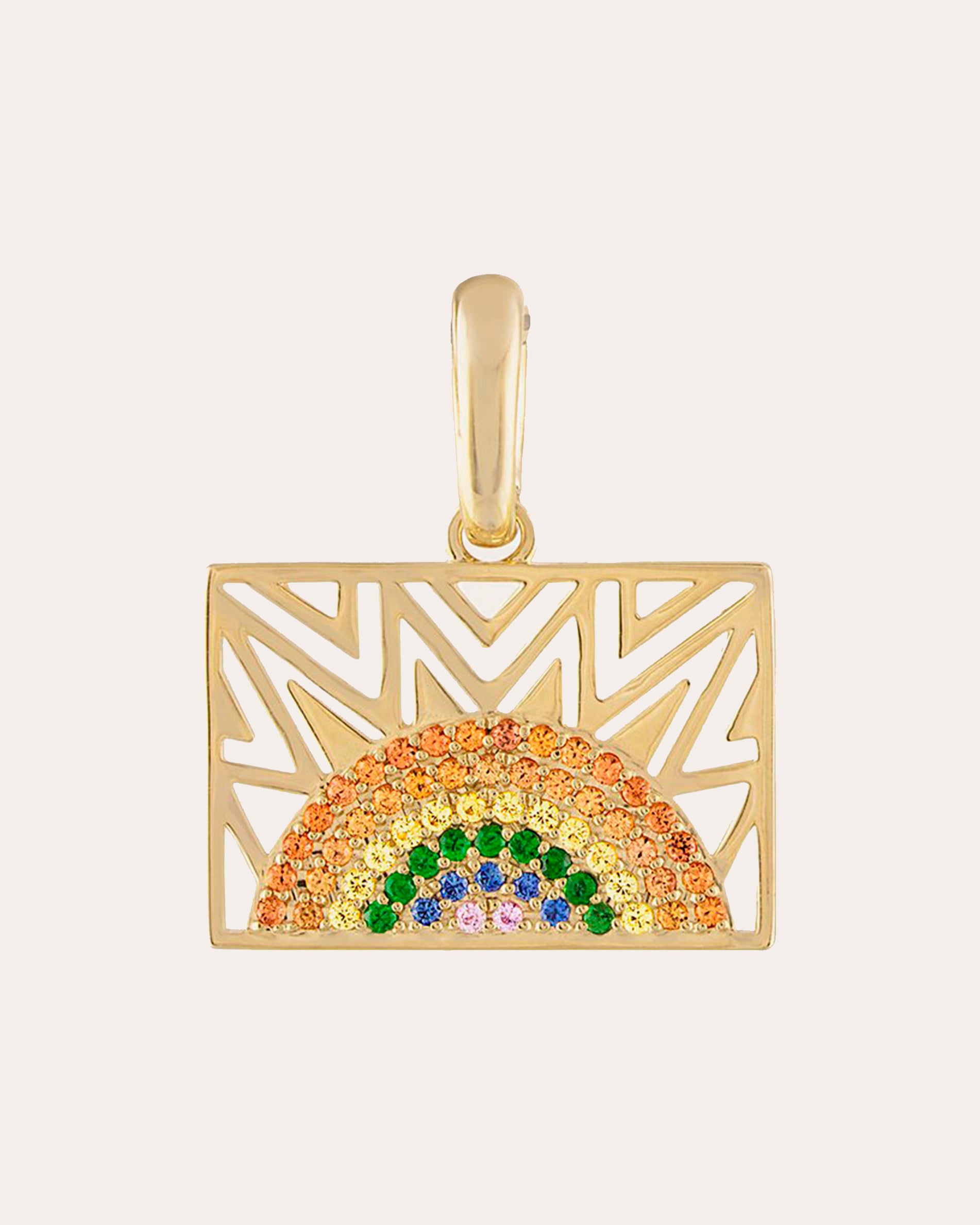 Eden Presley Women's Here Comes The Sun Pendant In Yellow Gold