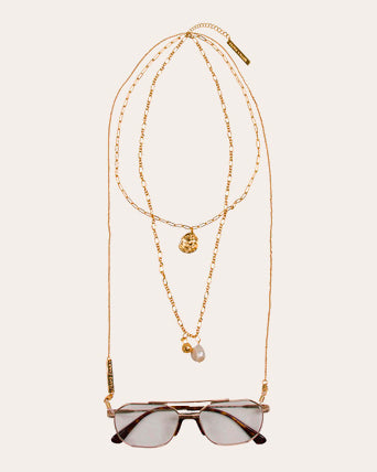 Frame Chain Glasses Chain Necklace - Gold