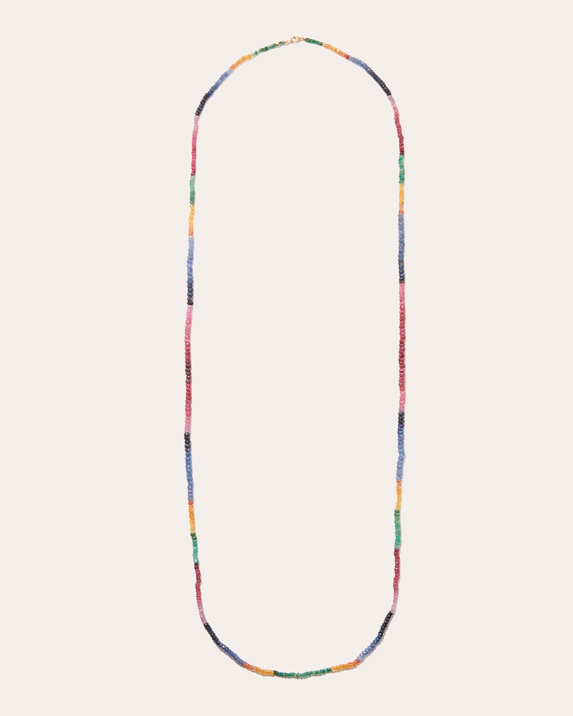 JIA JIA WOMEN'S ARIZONA RAINBOW SAPPHIRE LONG NECKLACE