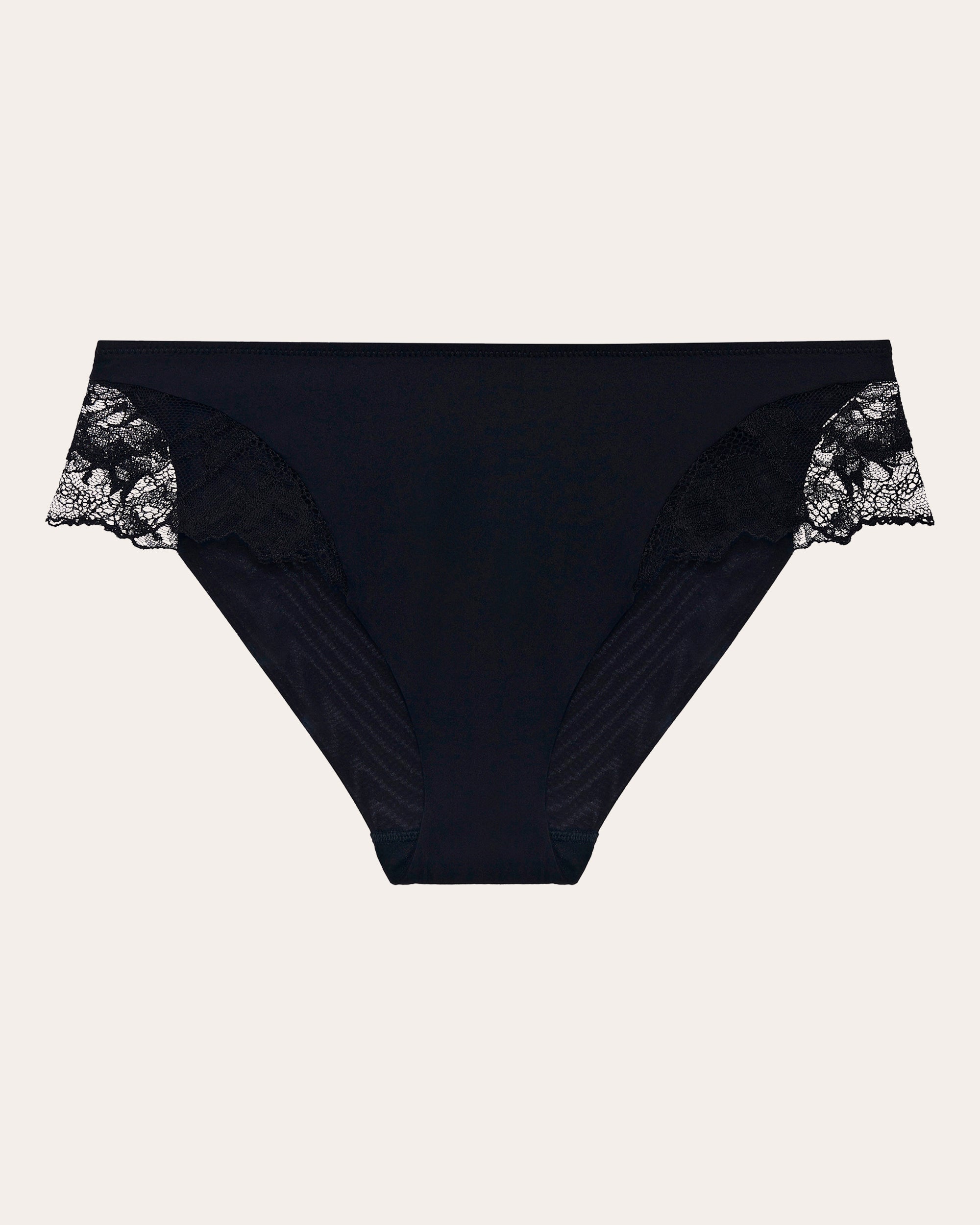 La Perla Women Panty Brief Designer Underwear Lingerie Black Lace