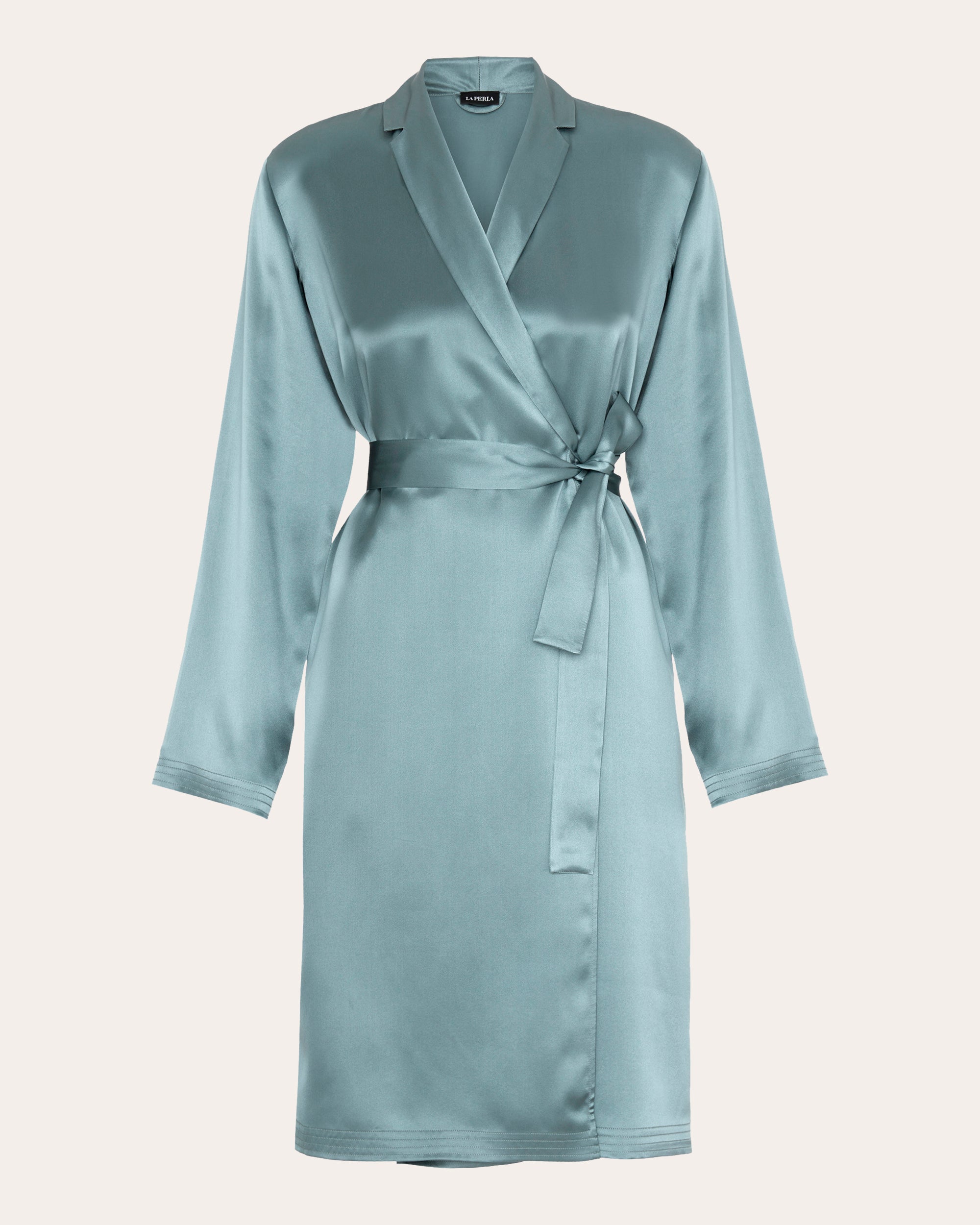 Robe kimono courte en soie pour femmes, robe de chambre en soie à fleu
