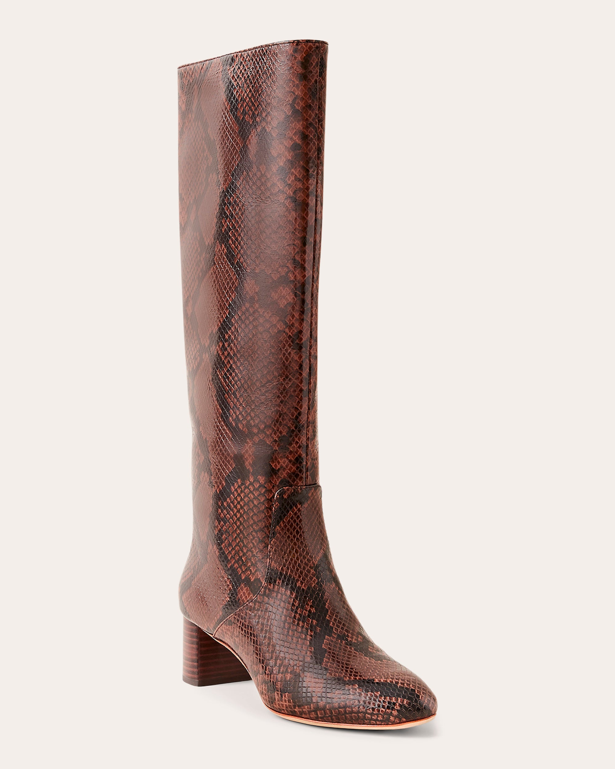 Loeffler randall snakeskin on sale boots