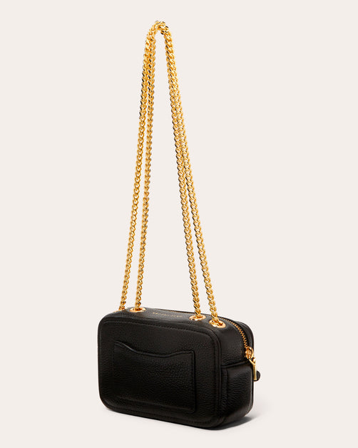 MARC JACOBS Snapshot Small Camera Bag The New Black Gilded 100