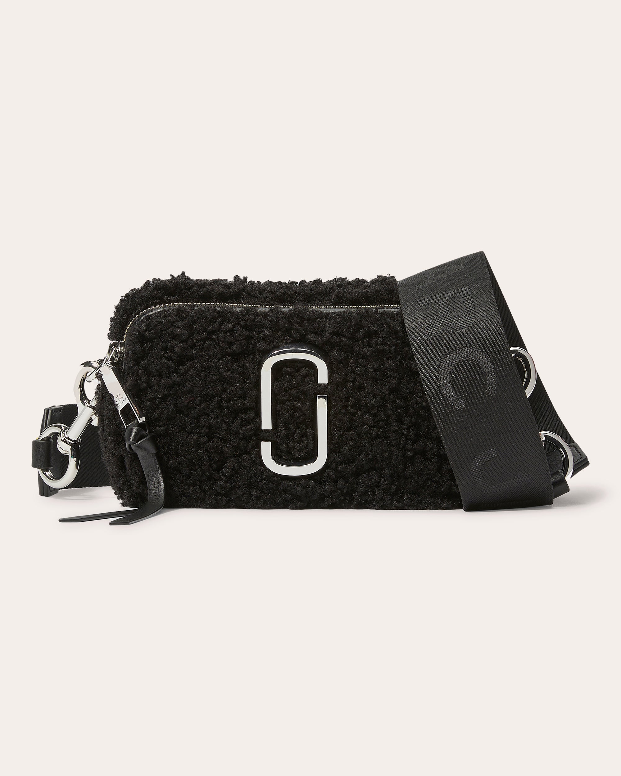Marc Jacobs The Snapshot Teddy Camera Bag Black in Polyester with  Silver-tone - US