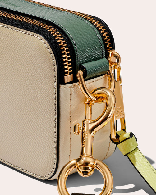 Marc Jacobs The The Colorblock Snapshot Sage Green Shoulder Bag