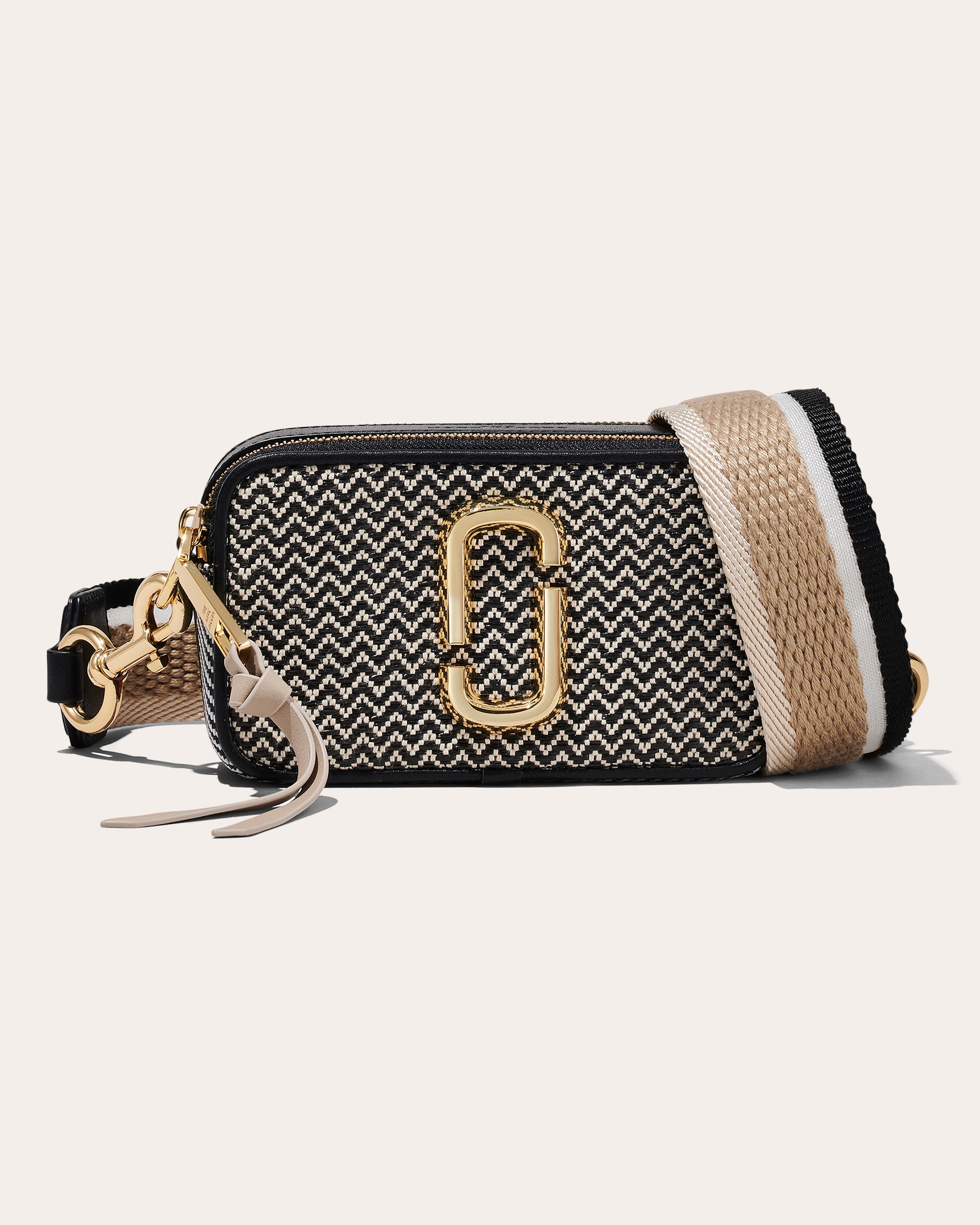 Marc Jacobs The Snapshot Gilded Leather Camera Crossbody Bag