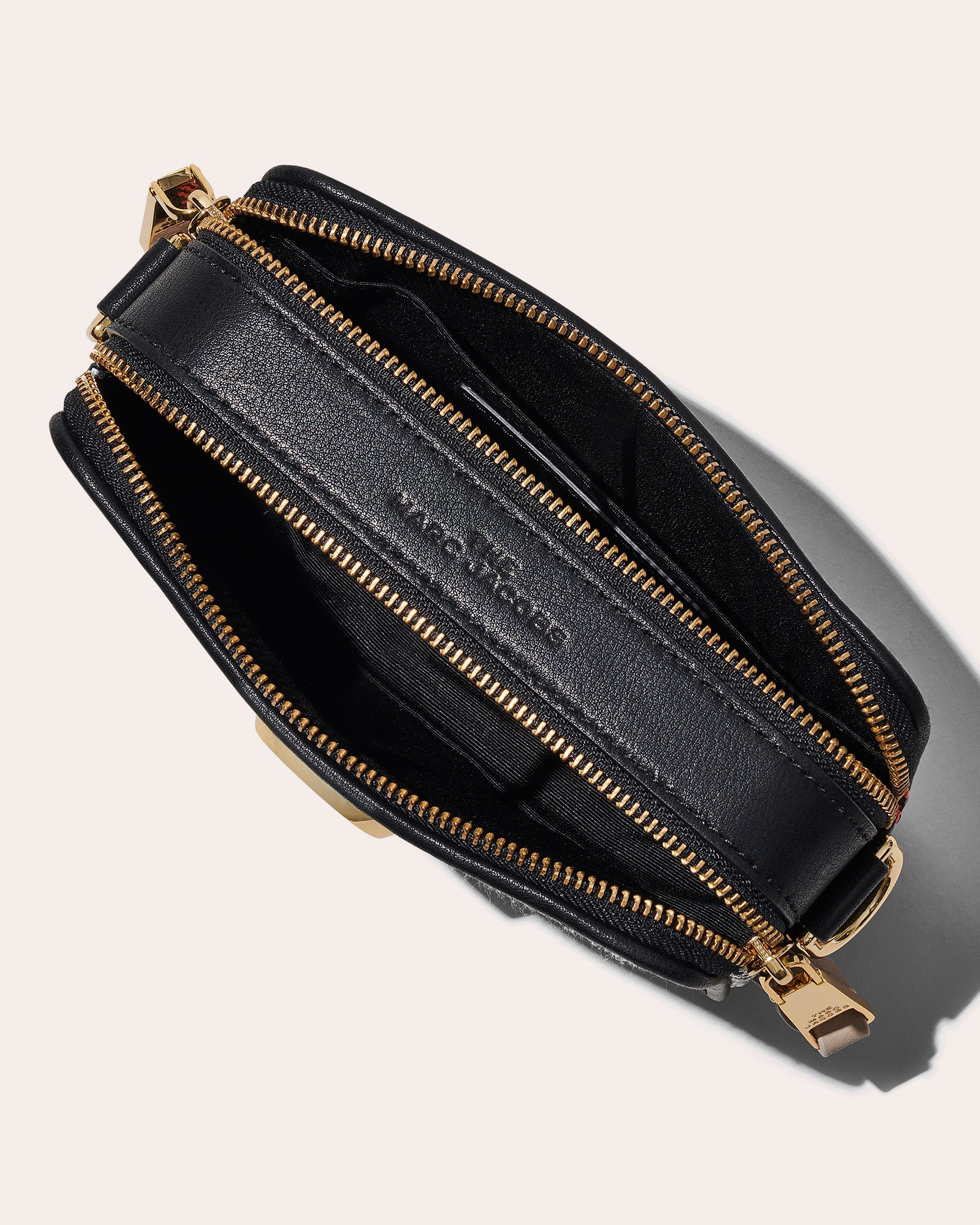 Marc Jacobs The Snapshot Gilded Bag in Black