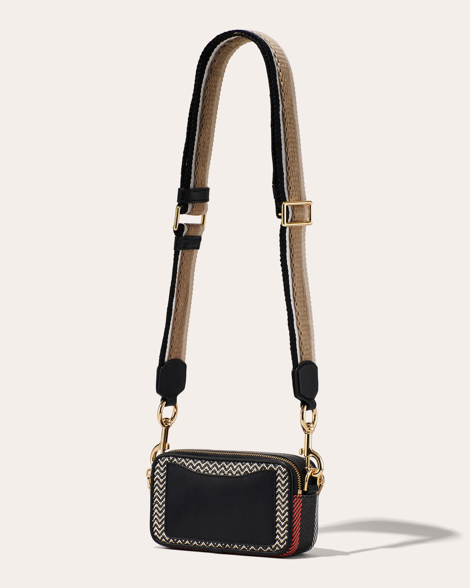 Marc Jacobs The Snapshot Gilded Bag in Black