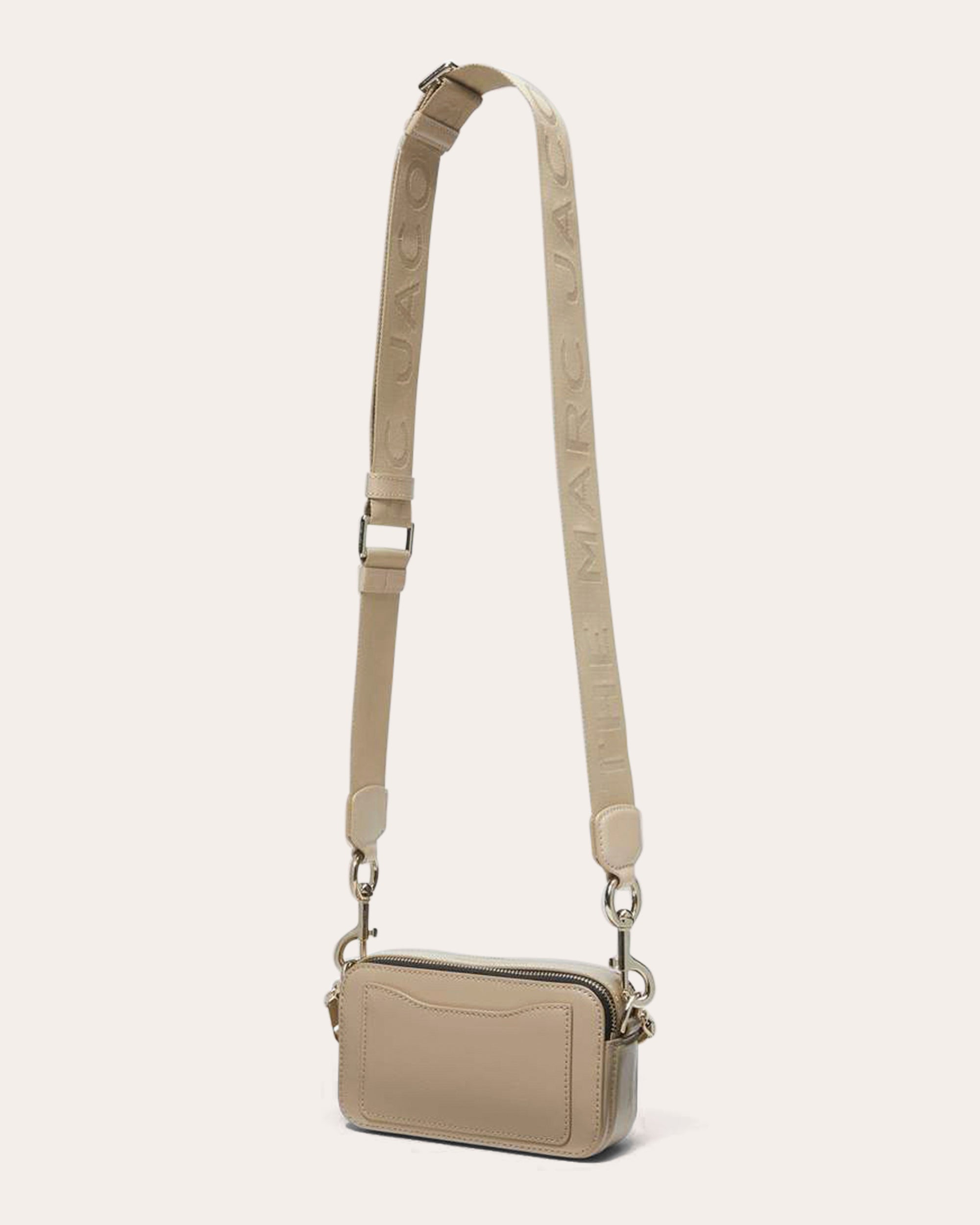 Shoulder bag Marc Jacobs The Snapshot DTM in khaki leather.