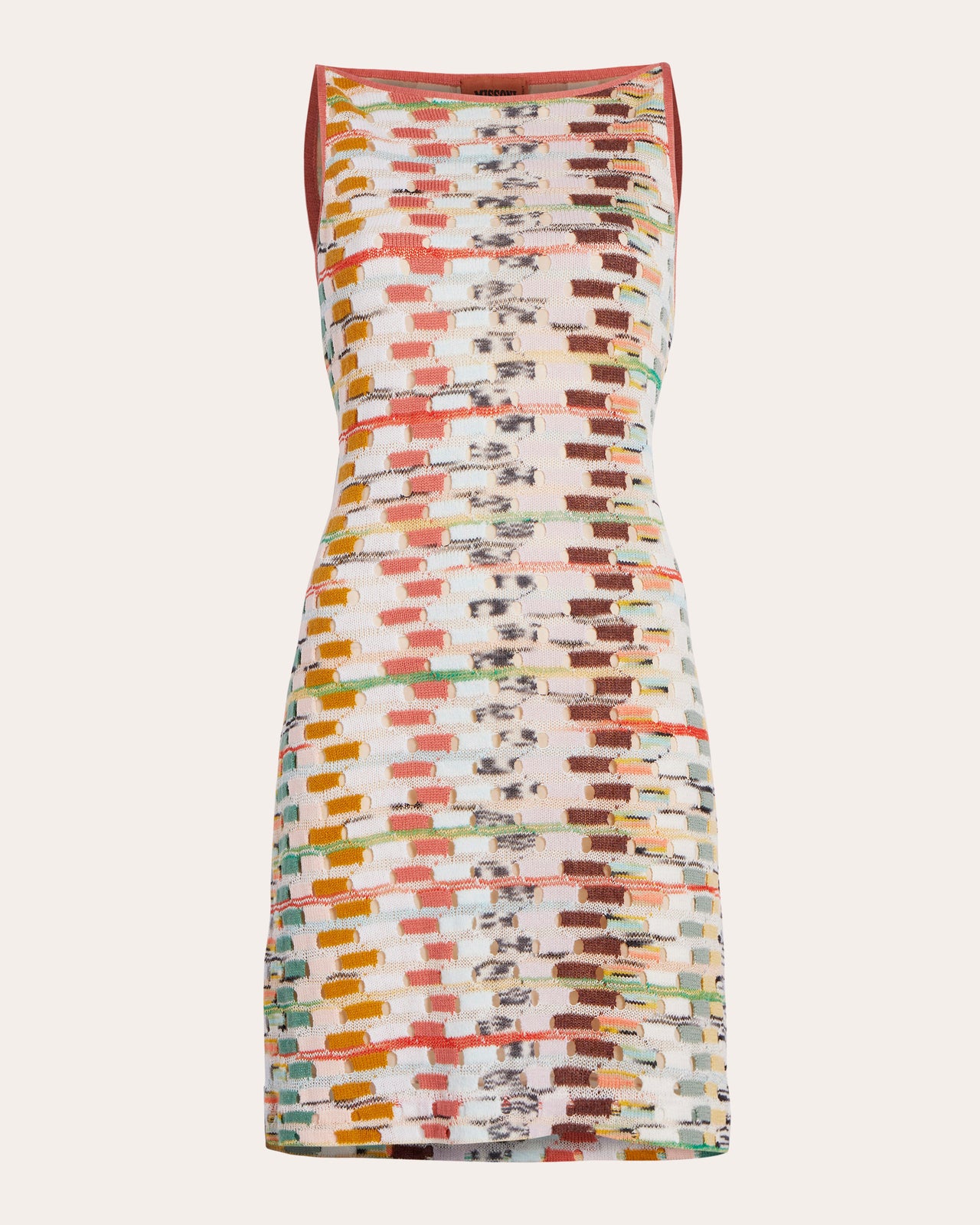 Missoni Multicolor Sleeveless Mini Dress | Olivela