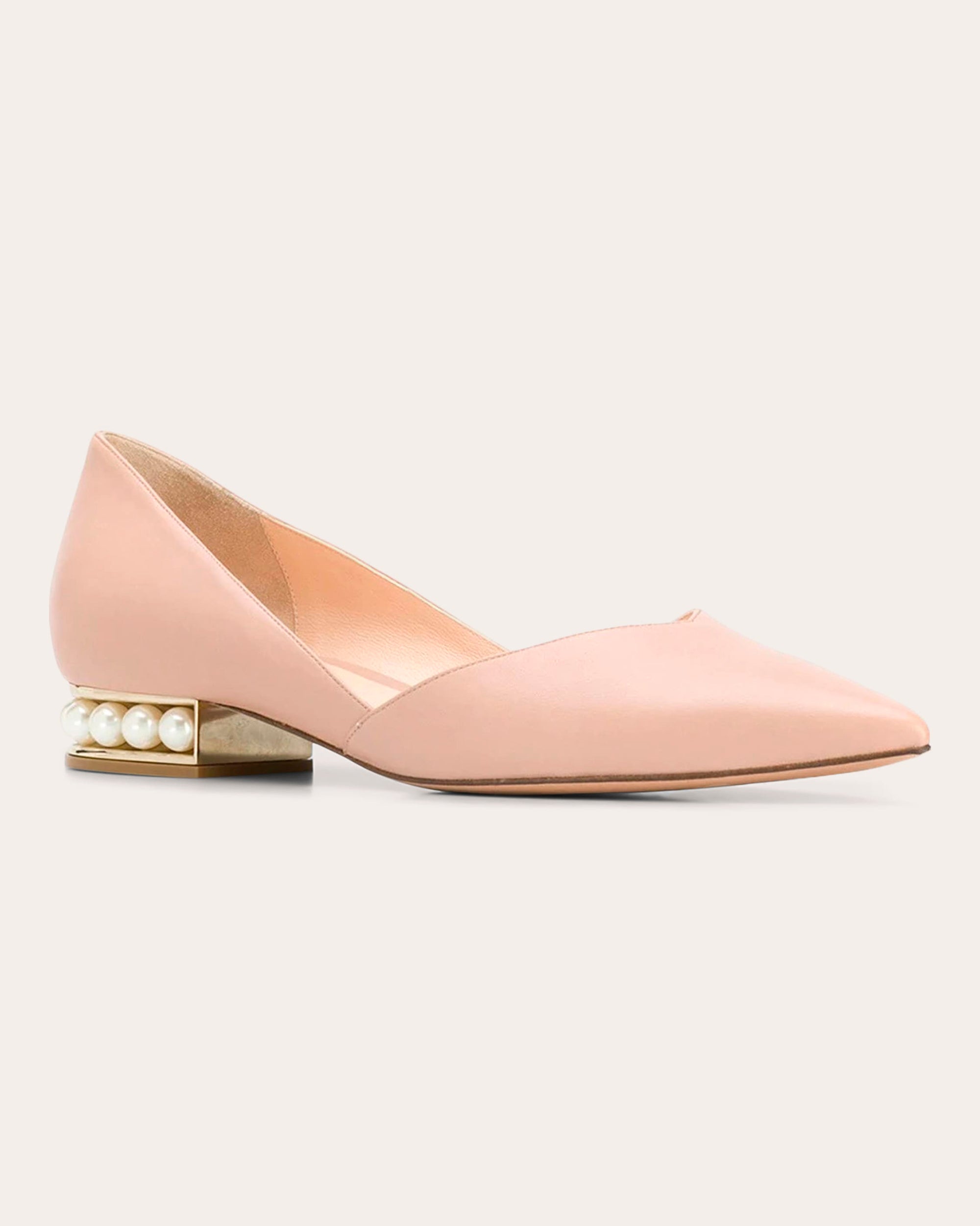 Casati leather point-toe flats