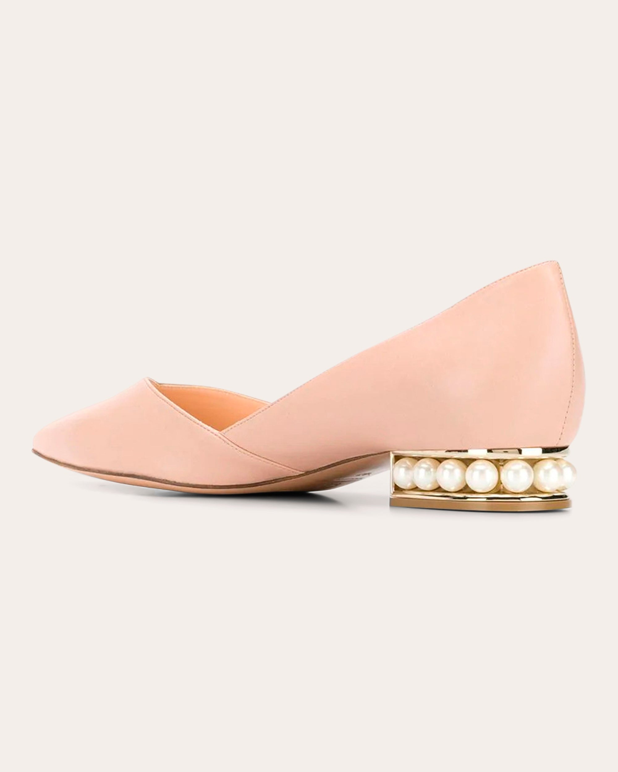 Nicholas Kirkwood Pink Casati D'Orsay Ballerina Flats