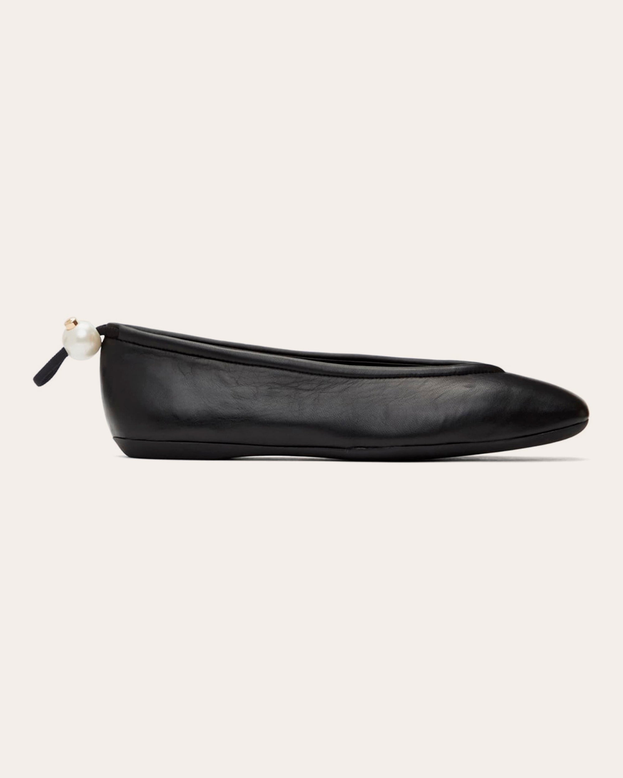 Nicholas Kirkwood Pink Casati D'Orsay Ballerina Flats – BlackSkinny