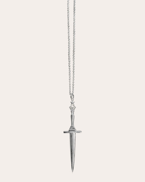 Dagger Necklace - Silver Dagger Pendant - Pamela Love