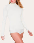 Women Mira Turtleneck Bodysuit Viscose/nylon/elastane