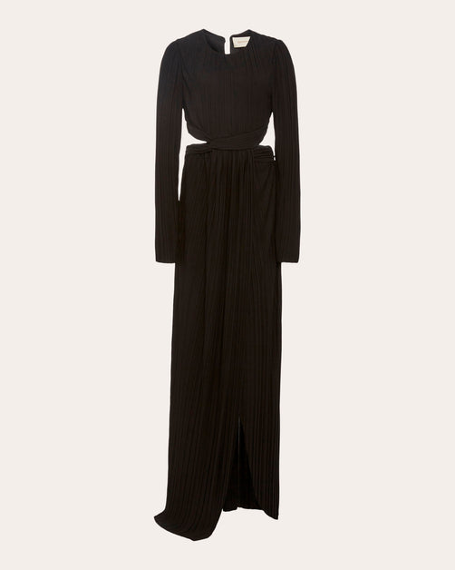 SemSem Cutout Pleated Gown | Olivela