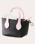 Blush Clean Up Purse Leather