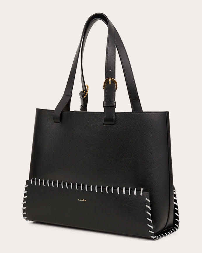 Ninetonine Black Women's Tote & Satchel bags