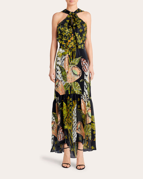 Temperley London Harmony Tie-Waist Dress | Olivela