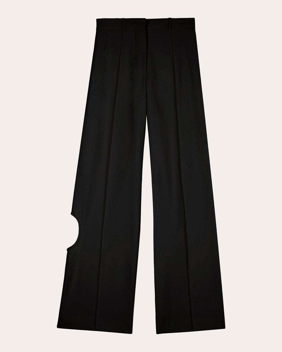 Victoria Beckham Cutout Wide-Leg Trousers | Olivela