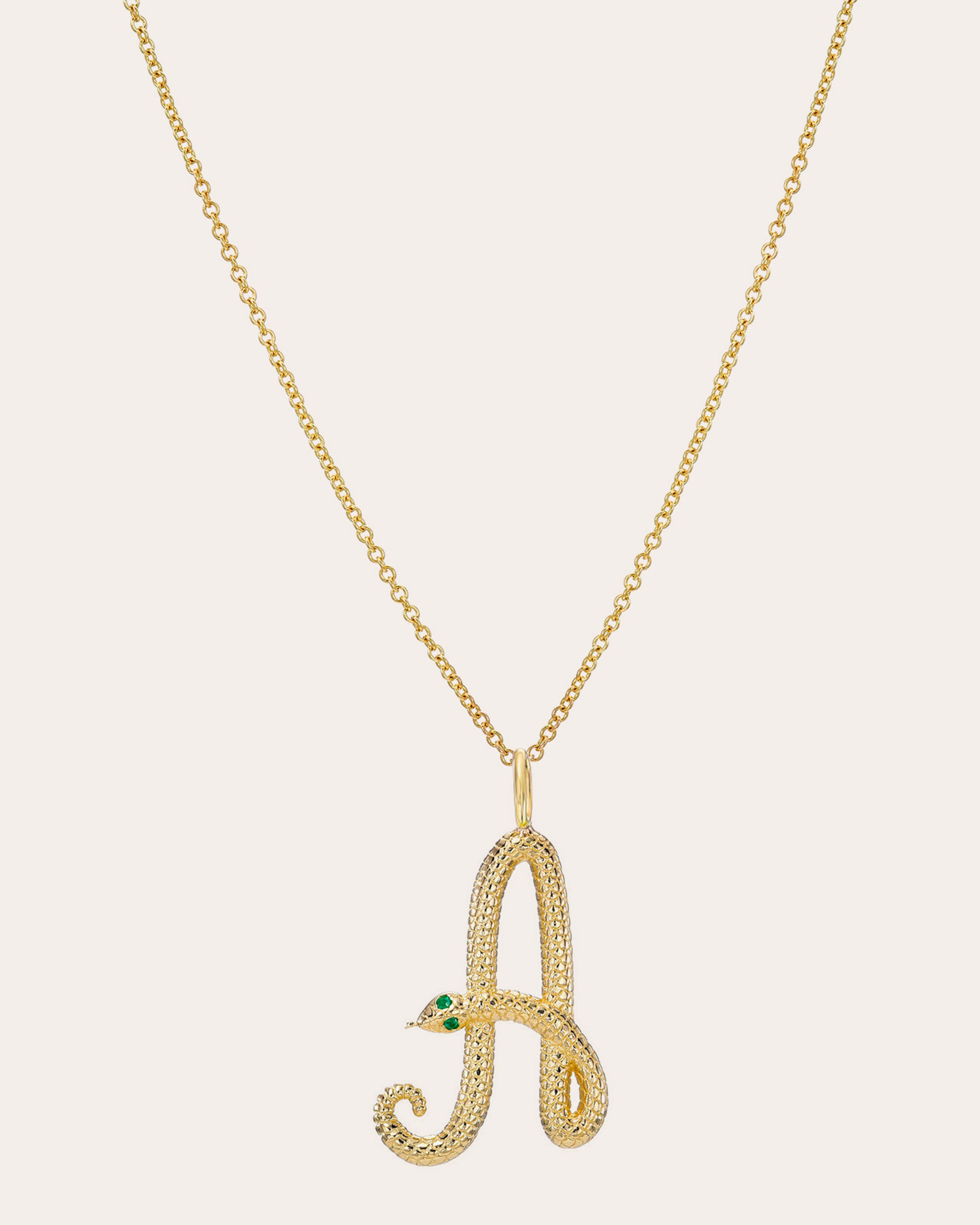 14k Gold Snake Chain Necklace - Zoe Lev Jewelry