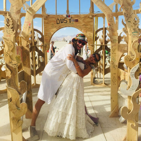 Amazonian SkinFood Spiritual Wedding Ceremony at Burning Man in 2019