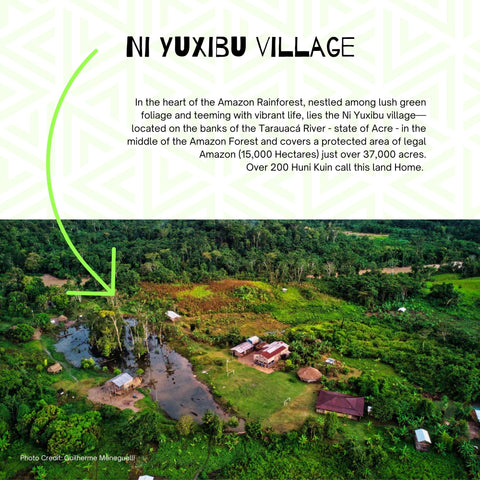 Ni Yuxibu Village in the state of Acre Brazil: home the Huni Kuin Indigenous People