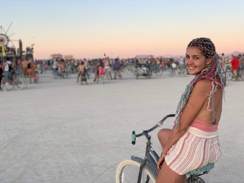 Amazonian SkinFood Founder Rose Correa at Burning Man Festival 2019