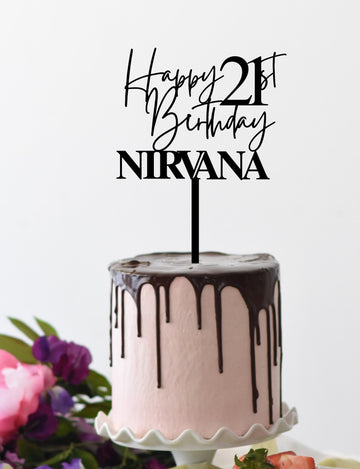 Nirvana Happy Birthday Cake Topper Set ~ BRAND NEW