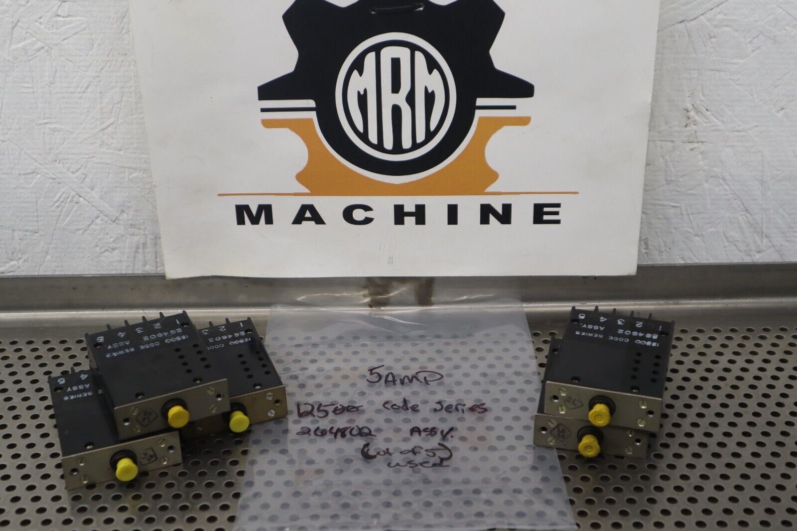 5A Circuit Breakers 2500 Code Series 264802 Used With Warranty (Lot of 5)