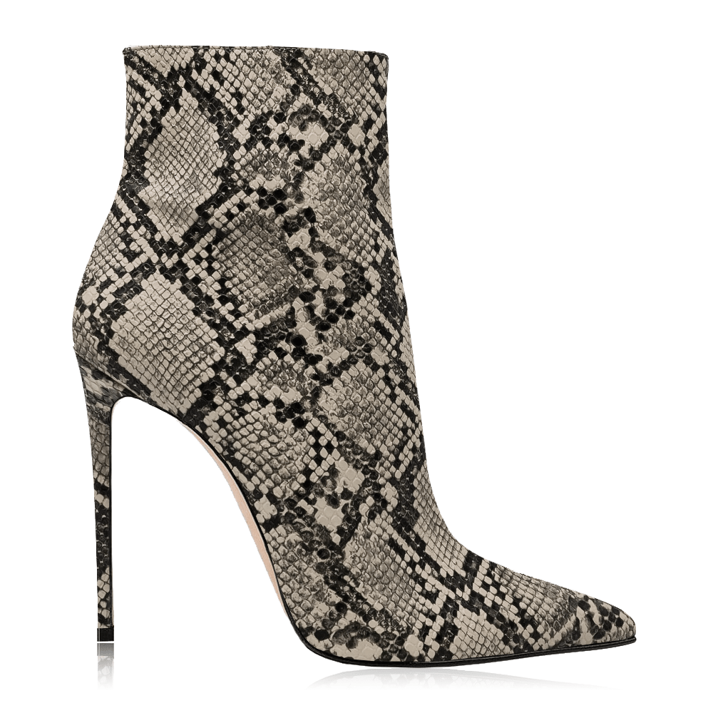 Ankle boot Lynda snakeskin beige Woma