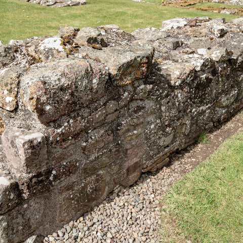 Stone wall ruins