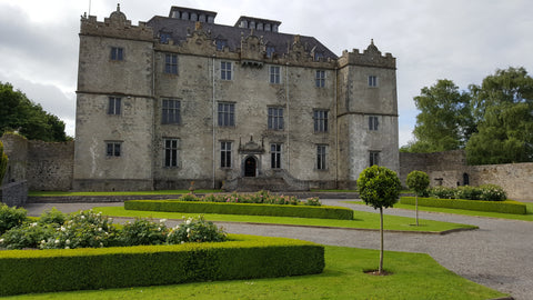 Portumna Castle and Gardens located on the banks of the River Shannon in County Galway.