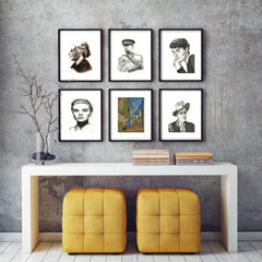 Limited edition prints, Lady Augusta Gregory, Princess Grace, Michael Collins, Audrey Hepburn, James Joyce, Kirwans Lane Galway