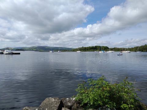 Mountshannon Harbour in East Clare looking across to Holy Island