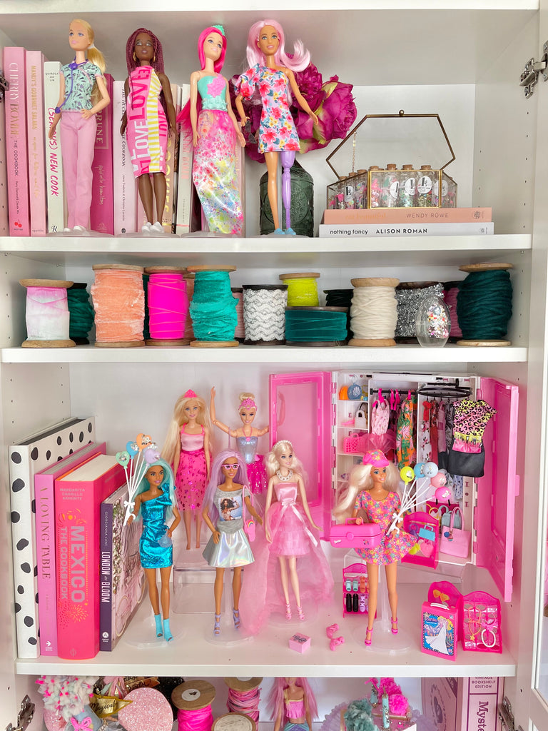 barbie birthday display 