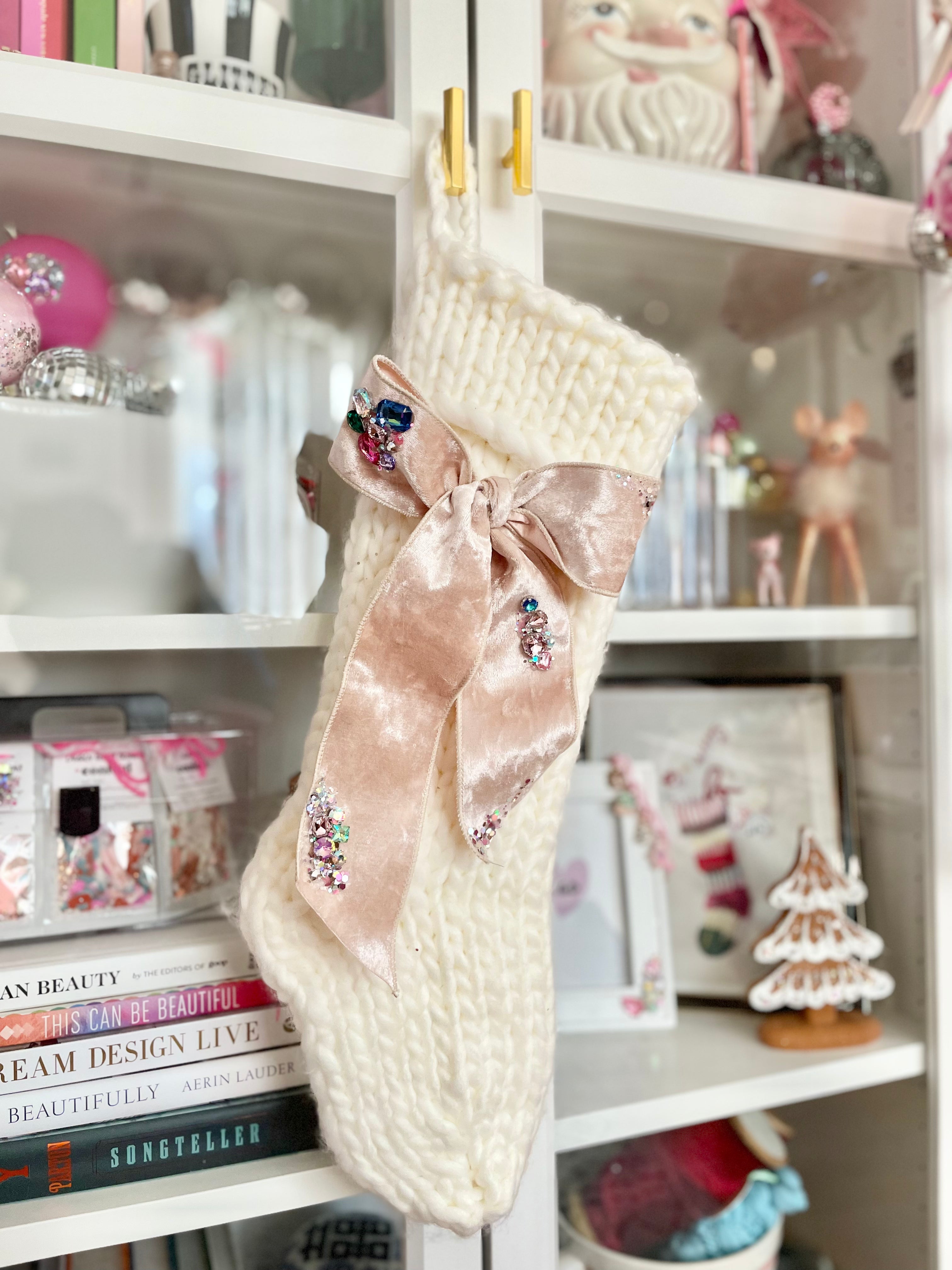 LGD Sparkle Stocking - Confetti Bow