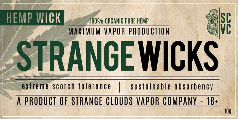 Strange Wicks - 100% Organic Pure Hemp