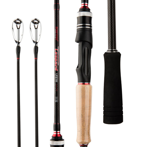 Berrypro Ultralight Spinning Fishing Rod, Travel Spinning Rod with Solid  Carbon Tip Fast Action(6', 6'6'',7',7'6'')