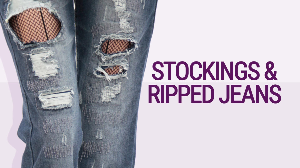 Pantyhose Under Ripped Jeans | vlr.eng.br