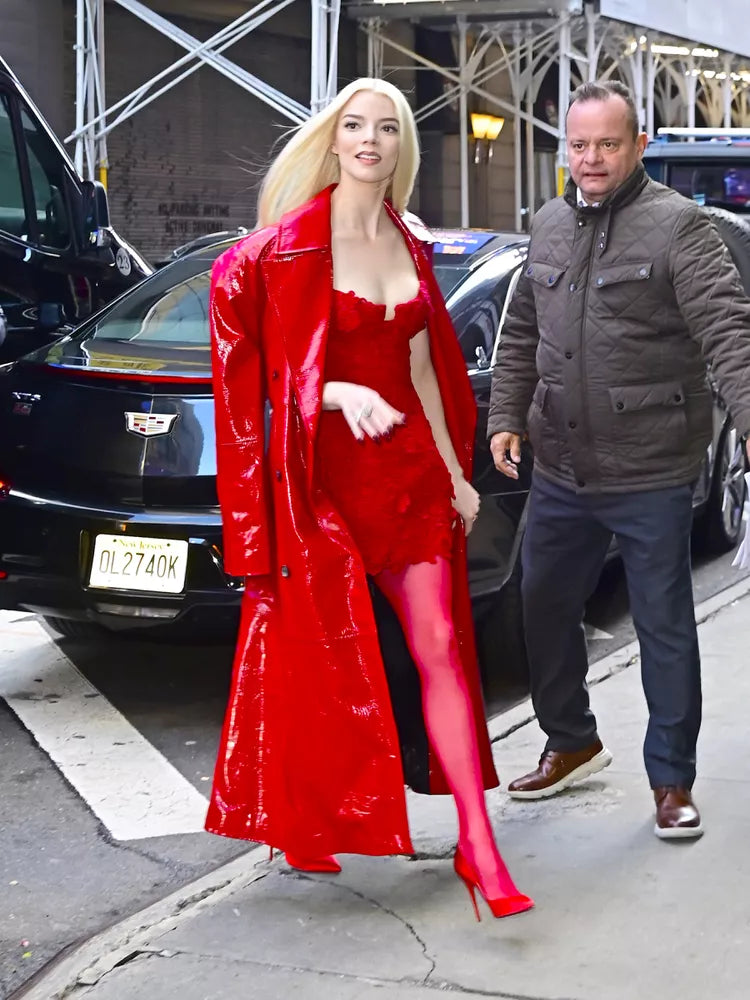 Anya Taylor-Joy in red