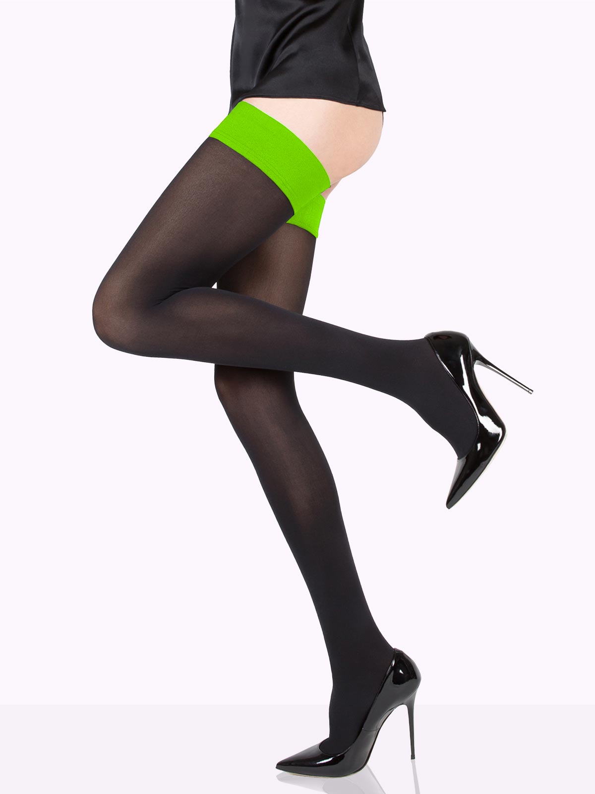 Neon green stockings