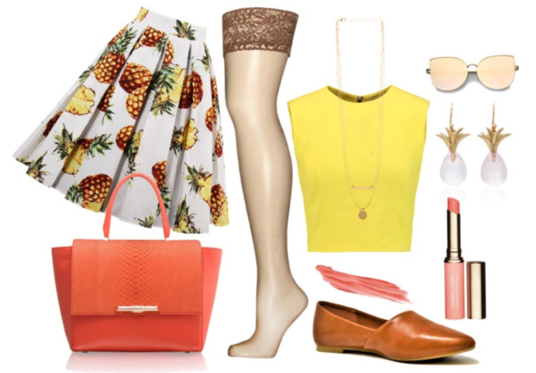 ISABELLA Chestnut Brown Can be Styled With a Pineapple Skirt