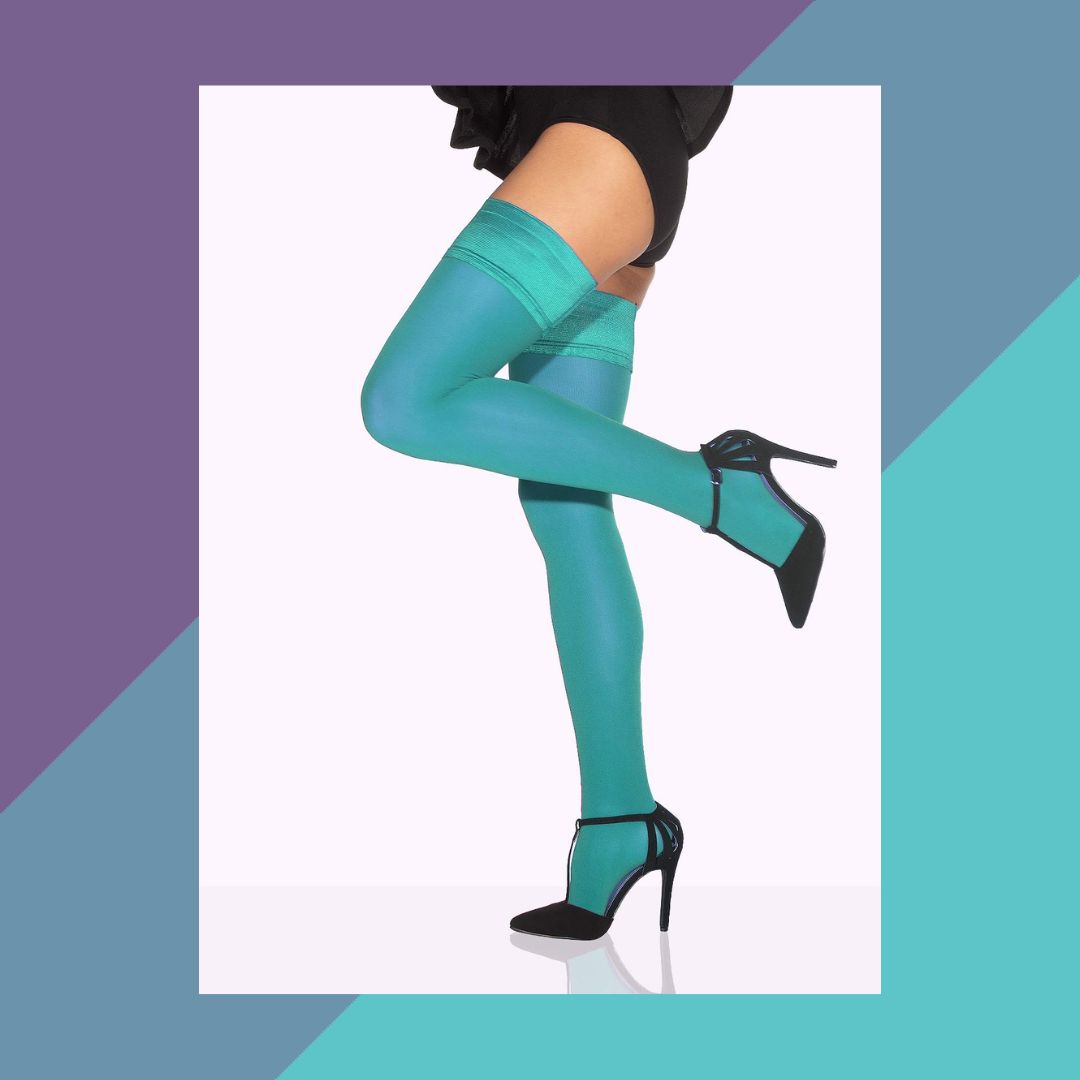 Teal tights