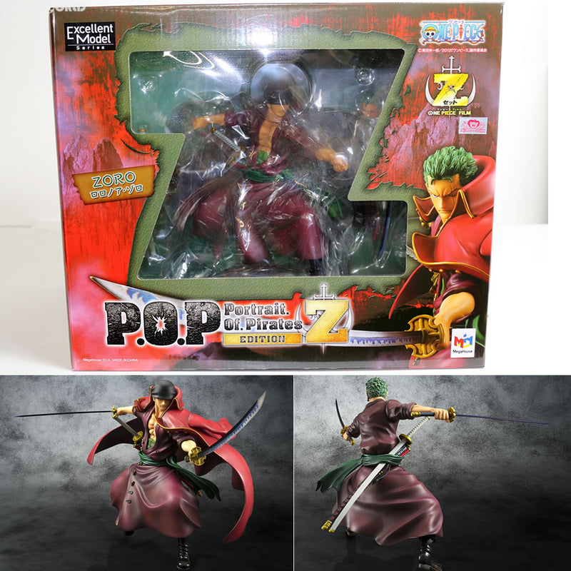 【中古即納】[FIG]Portrait.Of.Pirates P.O.P EDITION-Z ロロノア・ゾロ ONE PIECE FILM  Z(ワンピースフィルムZ) 1/8 完成品 フィギュア メガハウス(20140313)