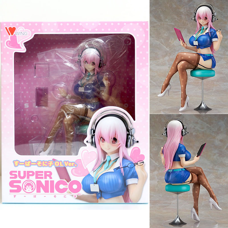 【中古即納】[FIG]すーぱーそに子 OL Ver. SUPER SONICO 1/7 完成品 フィギュア WING(ウイング)(20151128)