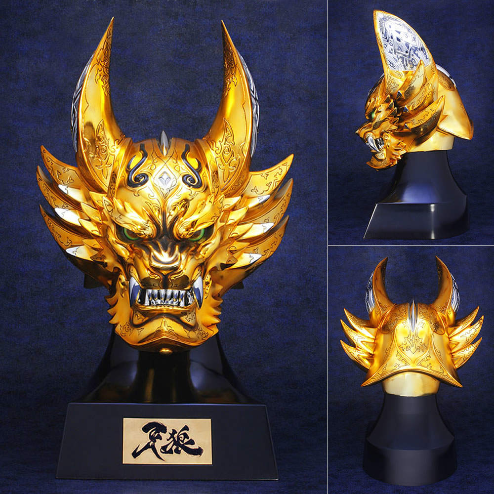 黄金騎士ガロ -鋼牙-(こうが) ヘッドモデル 牙狼-GARO-(ガロ) 1/1 完成品 フィギュア アートストーム